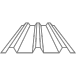 metal roof icon image