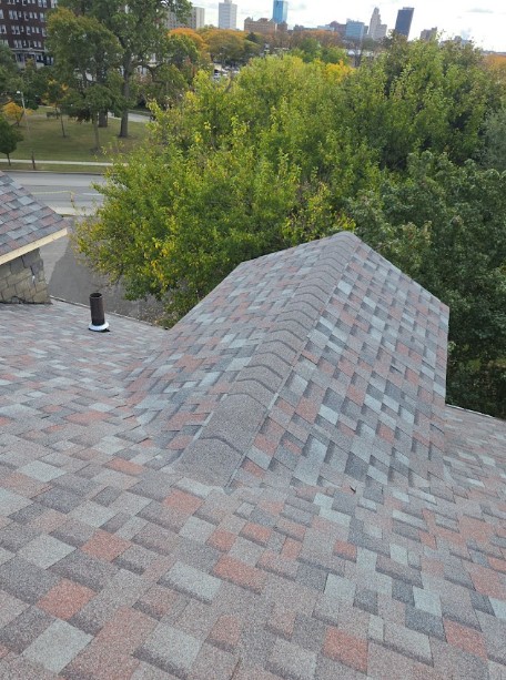Roof in commercial area